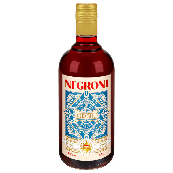 Negroni Bitter Gin Cocktail (ABV: 26%) - 700ml