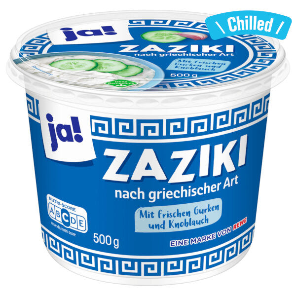 Tzatziki (Greek Cucumber Yogurt Sauce) - 500g (Chilled 0-4℃)