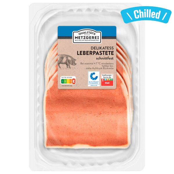 Deli Pork Liver Pate Slices - 100g (Chilled 0-4℃)