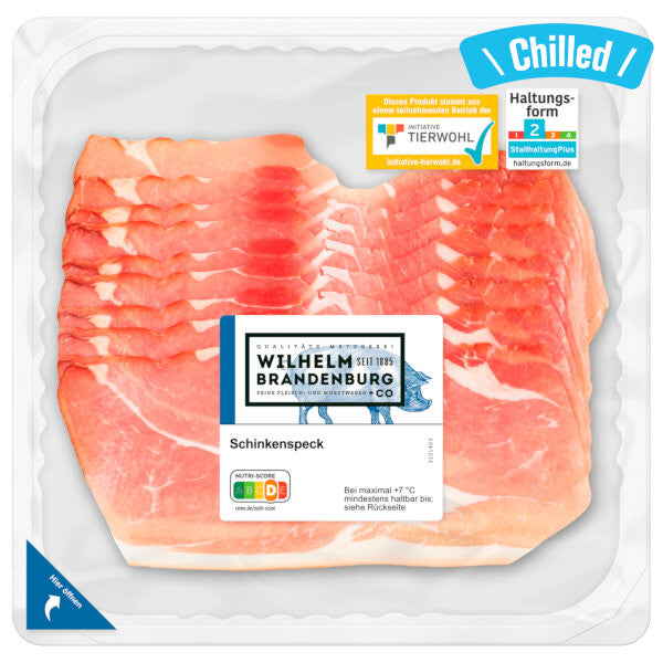 German Smoked Bacon "Schinkenspeck" - 100g (Chilled 0-4℃) (Best Before Date: 18/10/2025)