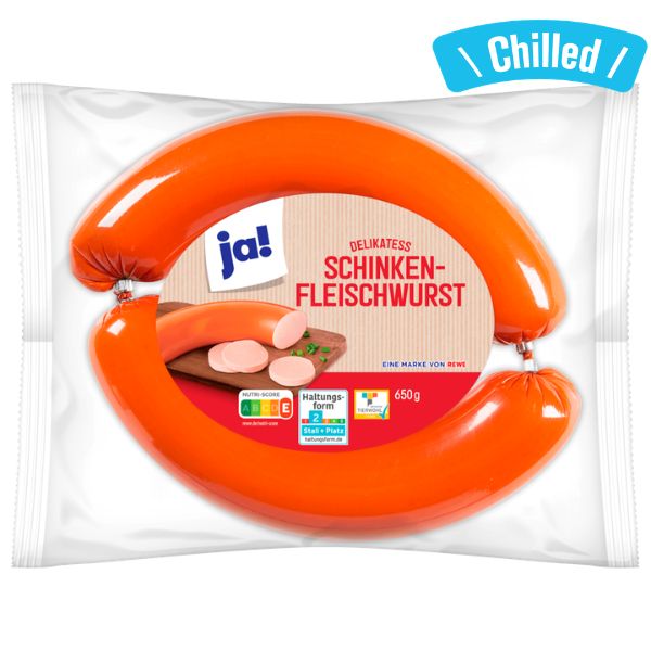 "Fleischwurst" Meaty Baloney Sausage - 650g (Chilled 0-4℃) (Best Before Date: 08/09/2026)