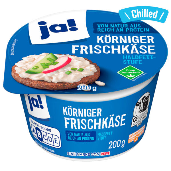 Semi-skimmed Cottage Cheese - 200g (Chilled 0-4℃) (Best Before Date: 25/08/2026)