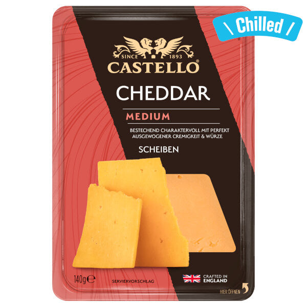 Castello 7 Months Matured Cheddar Cheese Slices 140G