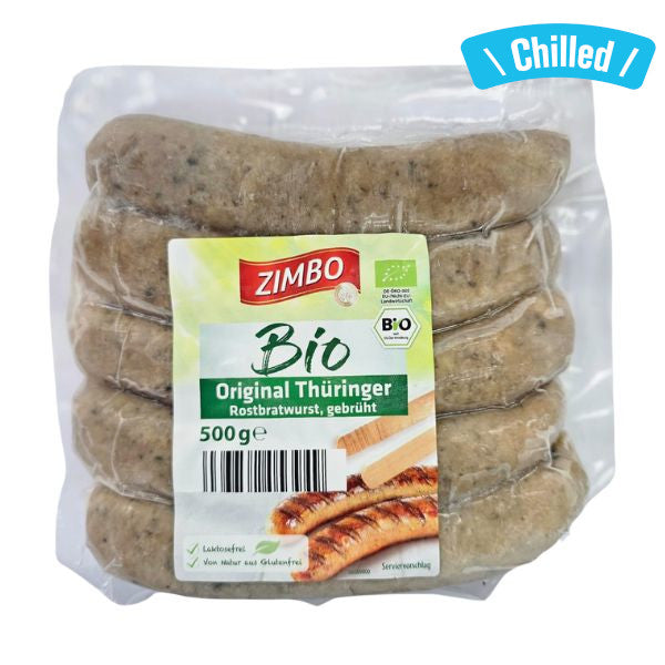 Organic Thueringer Rostbratwurst Sausage - 5 x 100g (Chilled 0-4℃) (Parallel Import)