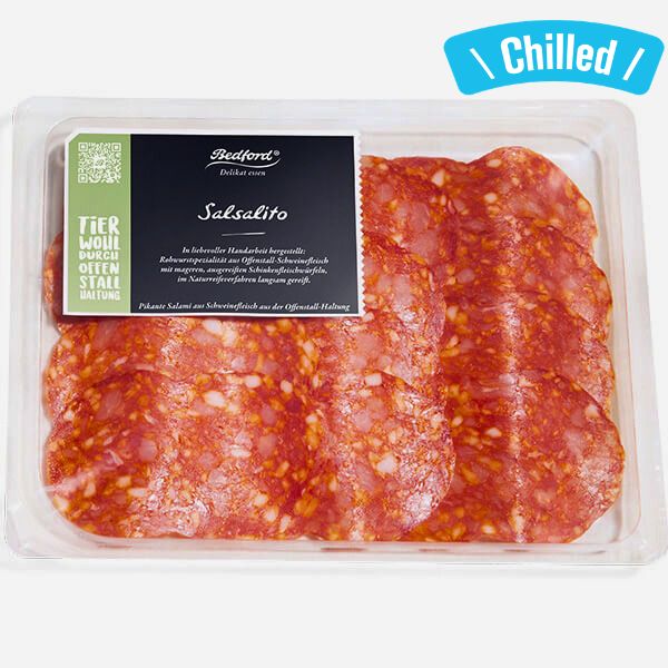 Bedford Salsalito Spicy Sliced Salami 80G