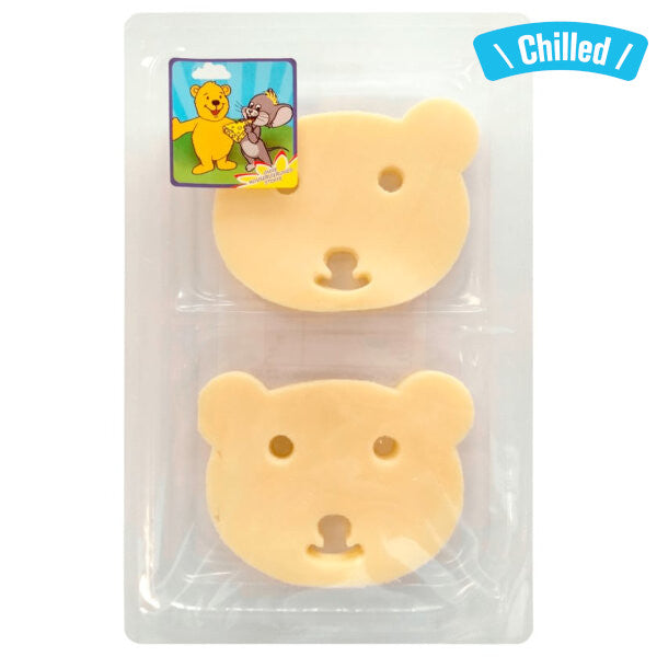 Teddy Bear Cheese Slices - 80g (Chilled 0-4℃) (Parallel Import) (Best Before Date: 09/12/2024)