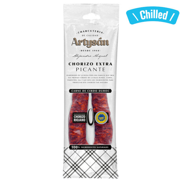 Artysan Extra Spicy Chorizo Sausage 250G