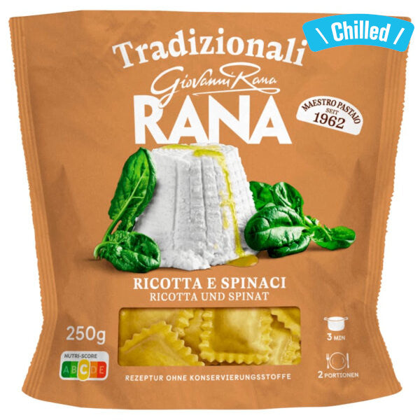 Ravioli with Ricotta and Spinach - 250g (Chilled 0-4℃) (Parallel Import) (Best Before Date: 05/04/2025)