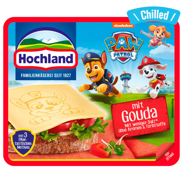 Hochland Paw Patrol Gouda Cheese Slices 150G