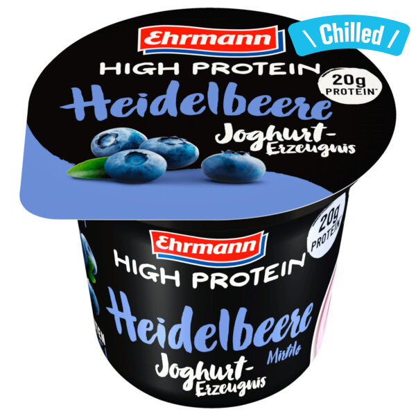 High Protein Blueberry Yogurt (20g Protein) - 200g (Chilled 0-4℃) (Best Before Date: 05/11/2025)