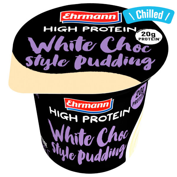 High Protein White Chocolate Pudding (contains 20g protein) - 200g (Chilled 0-4℃)