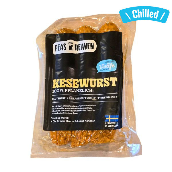 Vegan Cheese Bratwurst Sausages - 210g (Chilled 0-4℃) (Best Before Date: 24/11/2025)