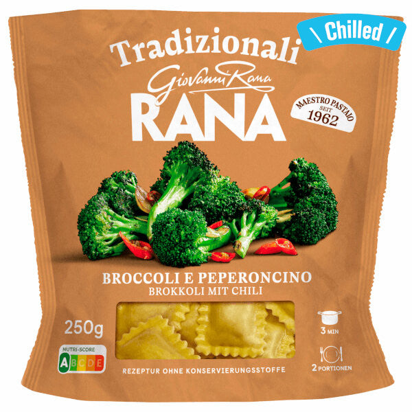 Ravioli with Broccoli and Chili - 250g (Chilled 0-4℃) (Parallel Import) (Best Before Date: 09/12/2024)