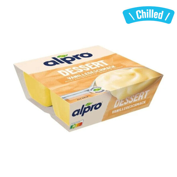 Vegan Soya Vanilla Custard Dessert - 4x125g (Chilled 0-4℃) (Parallel Import)