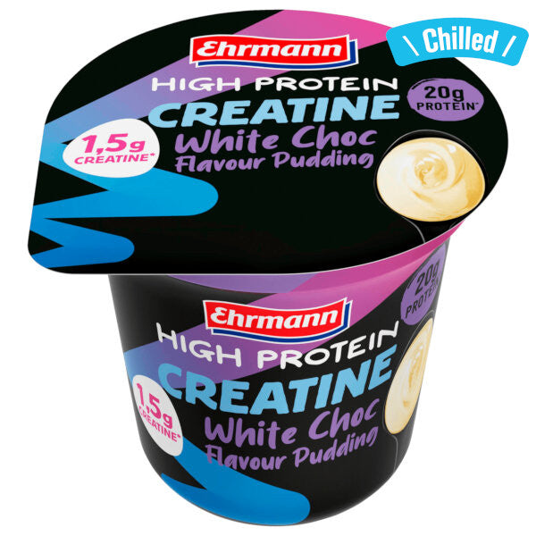 High Protein White Chocolate Pudding (20g protein & Creatine) - 230g (Chilled 0-4℃)(Parallel Import) (Best Before Date: 17/02/2026)