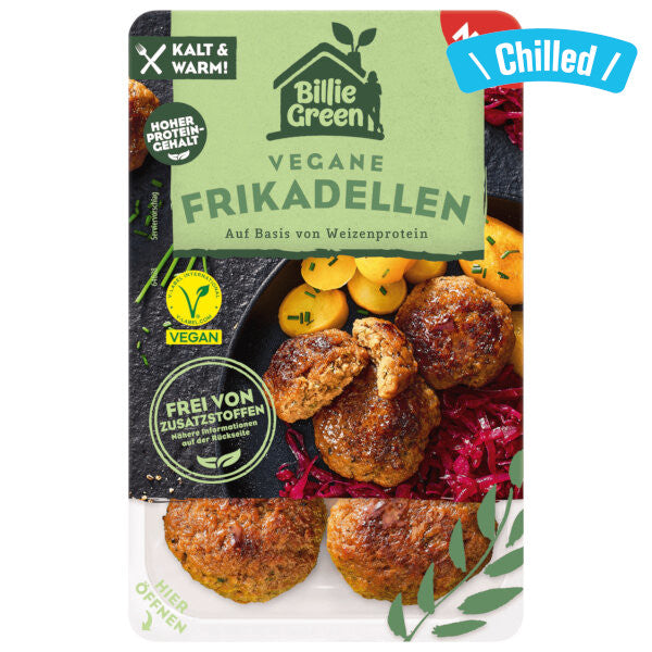 Vegan German Meatballs "Frikadellen" - 180g (Chilled 0-4℃) (Best Before Date: 29/08/2026)