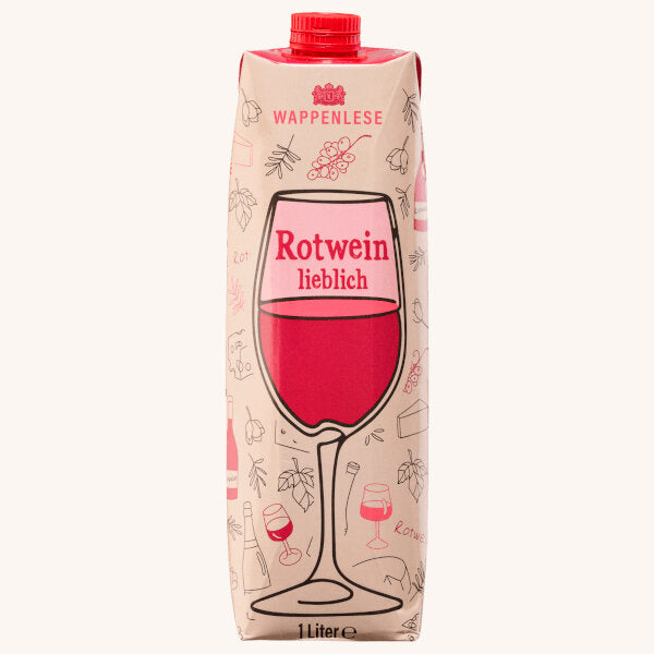 Wappenlese Red Wine In Tetra Pack 1L