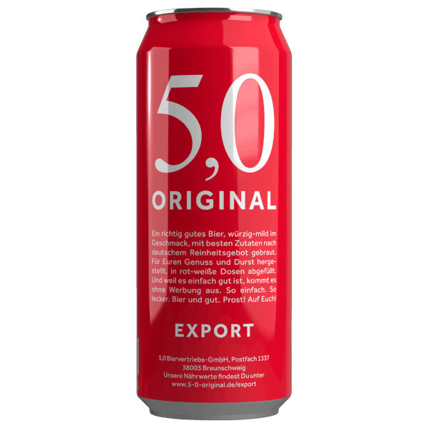German Export Lager Beer (ABV: 5.4%) - 500ml (Parallel Import)