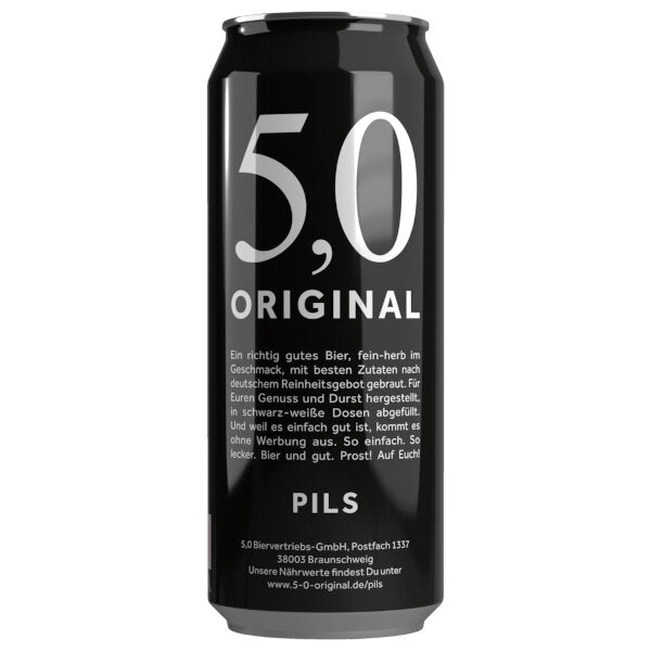 5,0 Original German Pils Beer 500ml