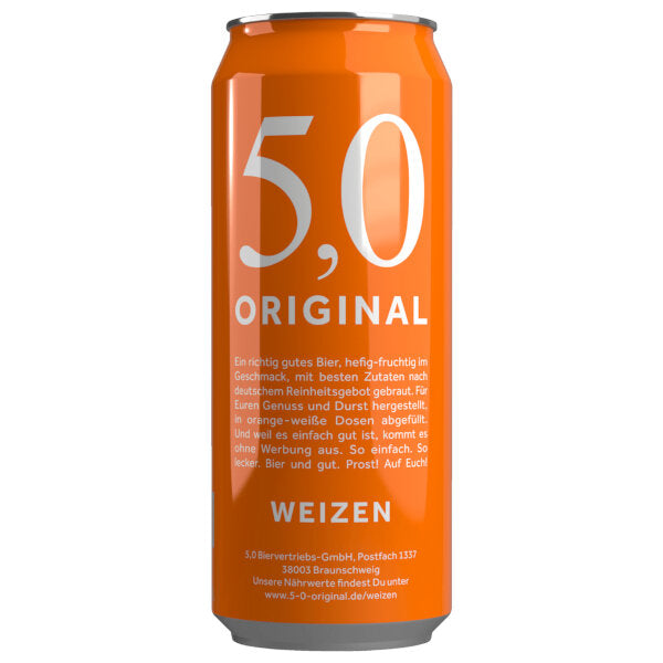 German Wheat Beer (ABV: 5%) - 500ml (Parallel Import) (Best Before Date: 04/09/2026)