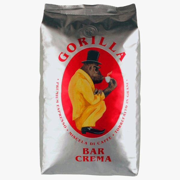 Gorilla Espresso Bar Crema Dark Roasted Whole Coffee Beans 1kg