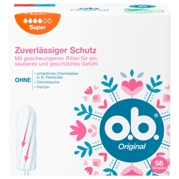 Original Super Tampons 56 pieces (Parallel Import)