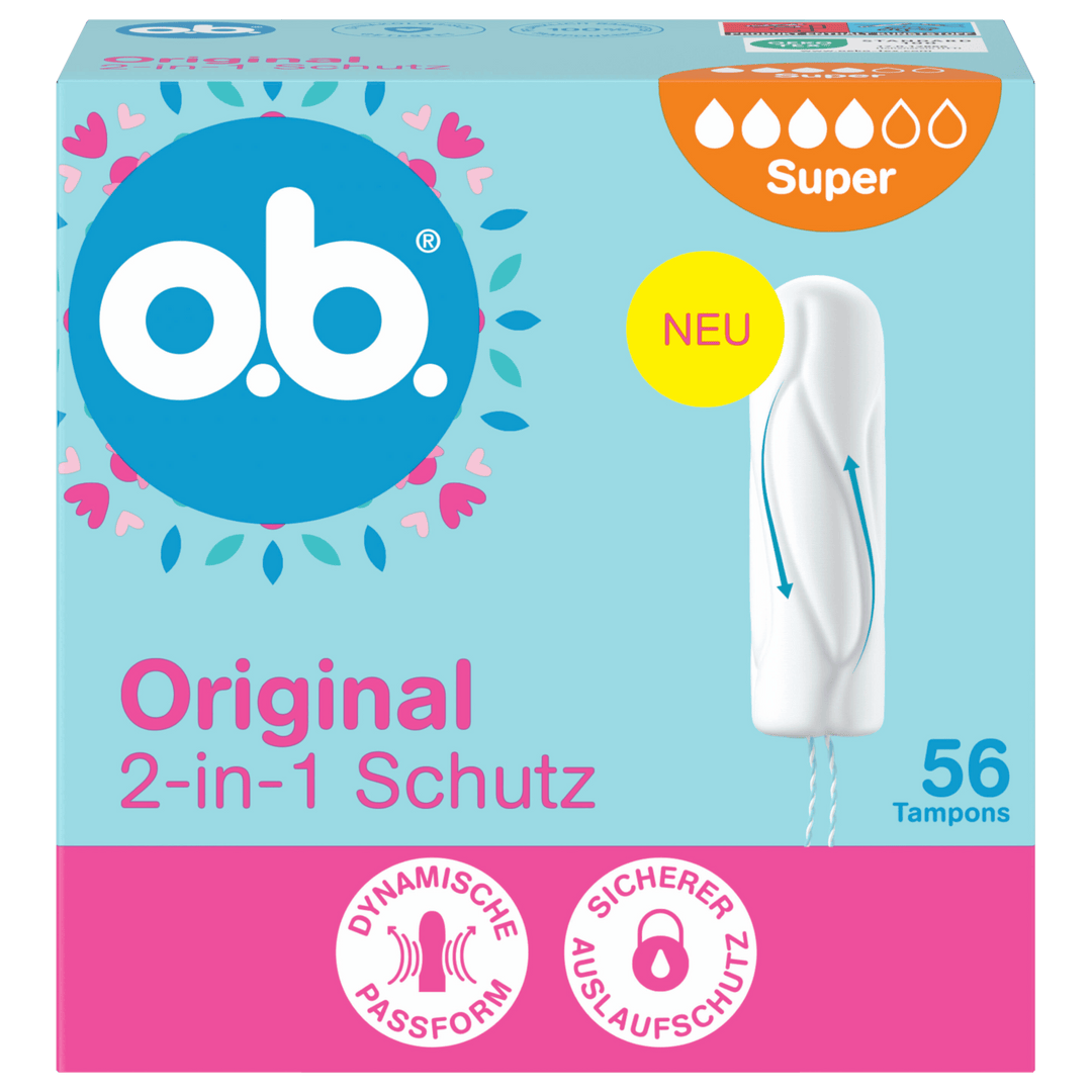 Original Super Tampons 56 pieces (Parallel Import)
