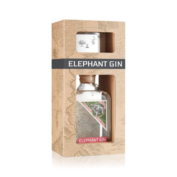 Elephant London Dry Gin Giftbox with Glass (ABV: 45%) - 500ml (Parallel Import)