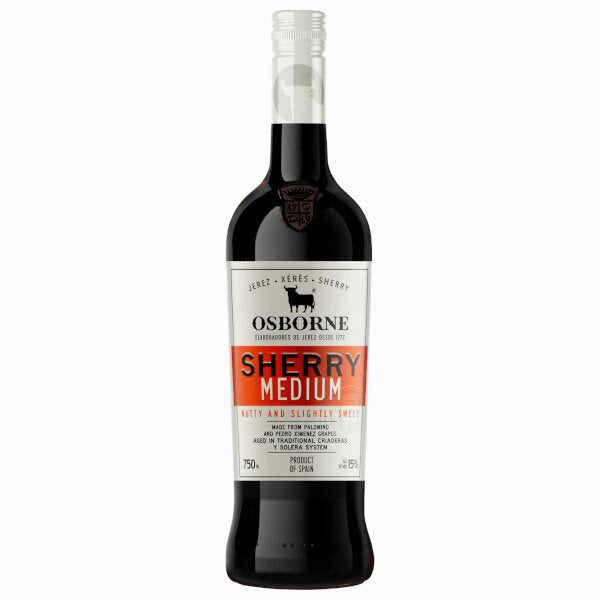 Sherry Medium Fortified Wine (ABV: 15%) - 750ml (Parallel Import)
