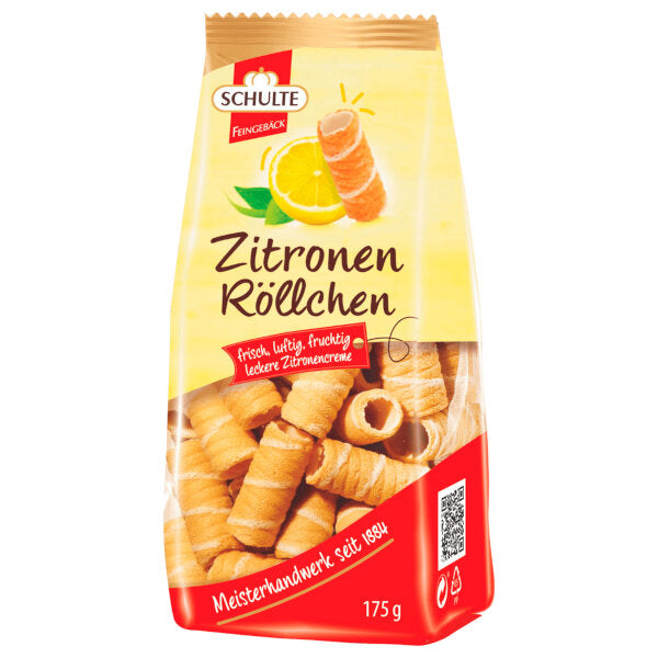 Lemon Wafer Rolls - 175g (Parallel Import)