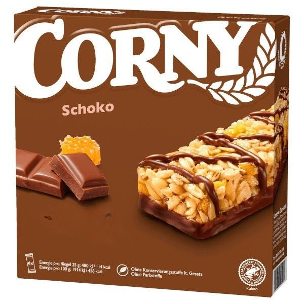 Milk Chocolate Muesli Bar - 6 bars x 25g (Parallel Import)