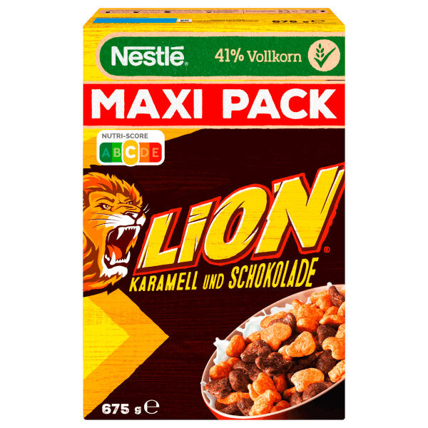 Lion Caramel &amp; Chocolate Cereals MAXI pack - 675g (Parallel Import) (Best Before Date: 31/08/2026)