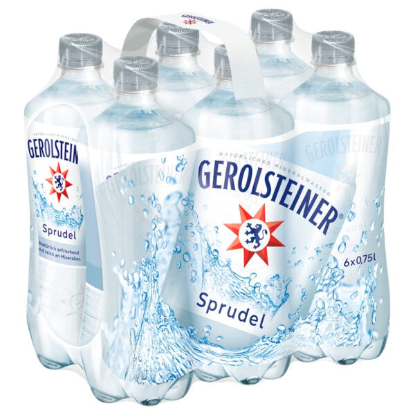 Mineral Sparkling Water - 750ml x 6