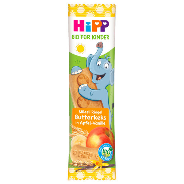 Organic Apple Vanilla Oat Bar for Kids - 20g (Parallel Import) (Best Before Date: 18/09/2026)