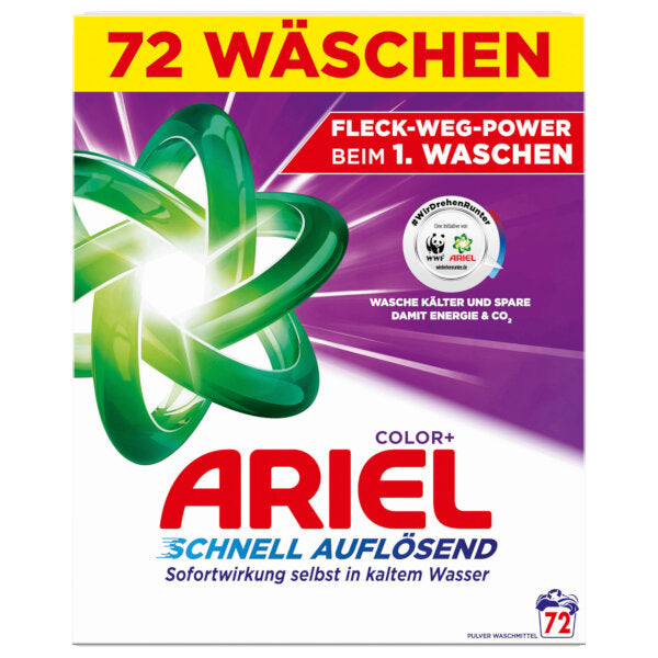 Ariel Color Washing Powder 72Wl 3.6kg
