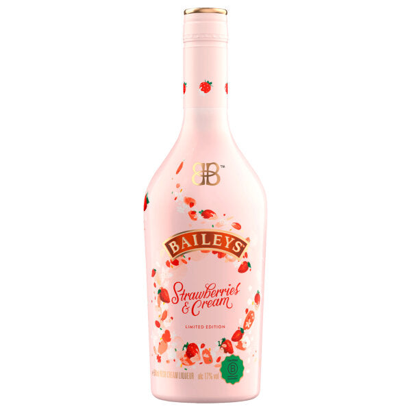 Strawberries & Cream Liqueur (ABV: 17%) - 500ml (Parallel Import)