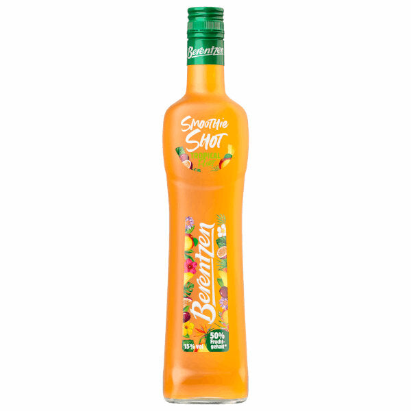 Yellow Tropical Fruits Smoothie Liqueur Shot (15% ABV) - 500ml (Parallel Import)