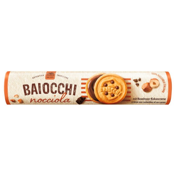 Baiocchi Hazelnut Cacao Cream Sandwich Cookies 168G