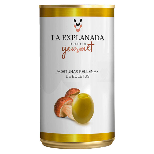Porcini Mushroom filled Green Olives - 350g (Parallel Import)