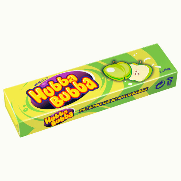 Hubba Bubba Apple Flavoured Bubble Gum 5 Pieces