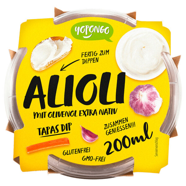 Spanish Alioli with Extra Virgin Olive Oil - 200ml (Parallel Import)