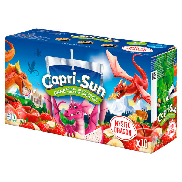 Mystic Dragon Multi-Fruit Drinks - 10 x 200ml (Parallel Import)