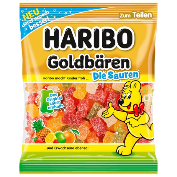 Haribo Haribo Sour Gold Bears Gummies 175G