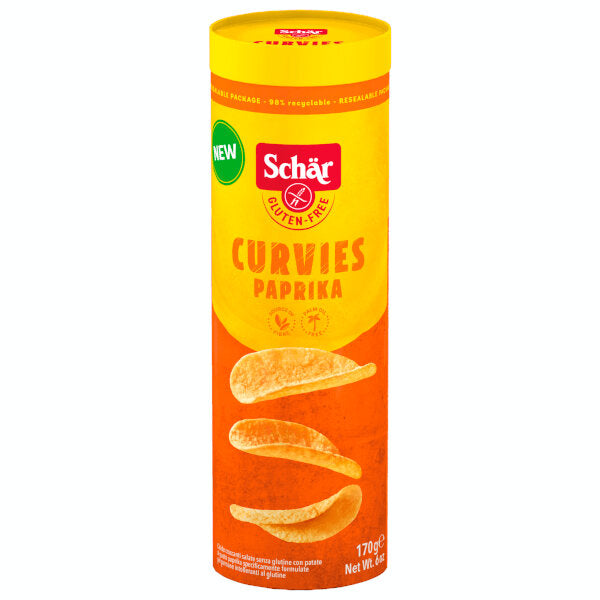 Schär Gluten-Free Paprika "Curvies" Potato Chips 170G