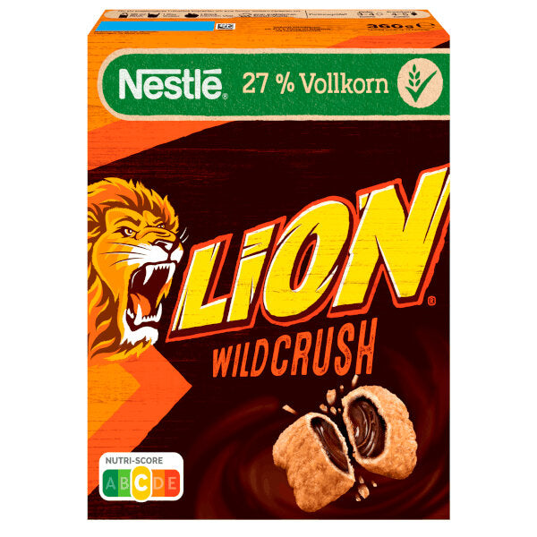 Lion Wild Crush Filled Cereals - 360g (Parallel Import)