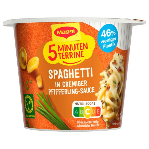 5 Minute Chanterelle Mushrooms Cream Sauce Pasta Cup - 54g (Parallel Import)