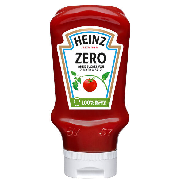Heinz Tomato Ketchup Without Added Sugar And Added Salt 400ml