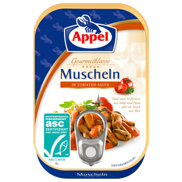 Appel Mussels In Tomato Sauce 100G