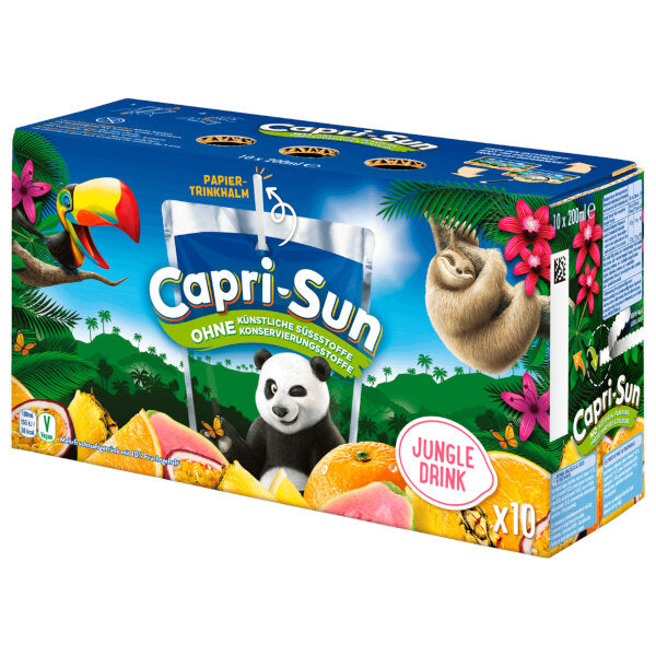 Jungle Tropical Fruit Drinks - 10 x 200ml (Parallel Import)