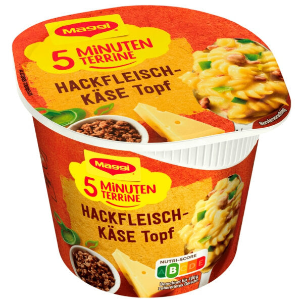 5 minutes Minced Beef & Cheese Fusili Pasta Cup - 51g